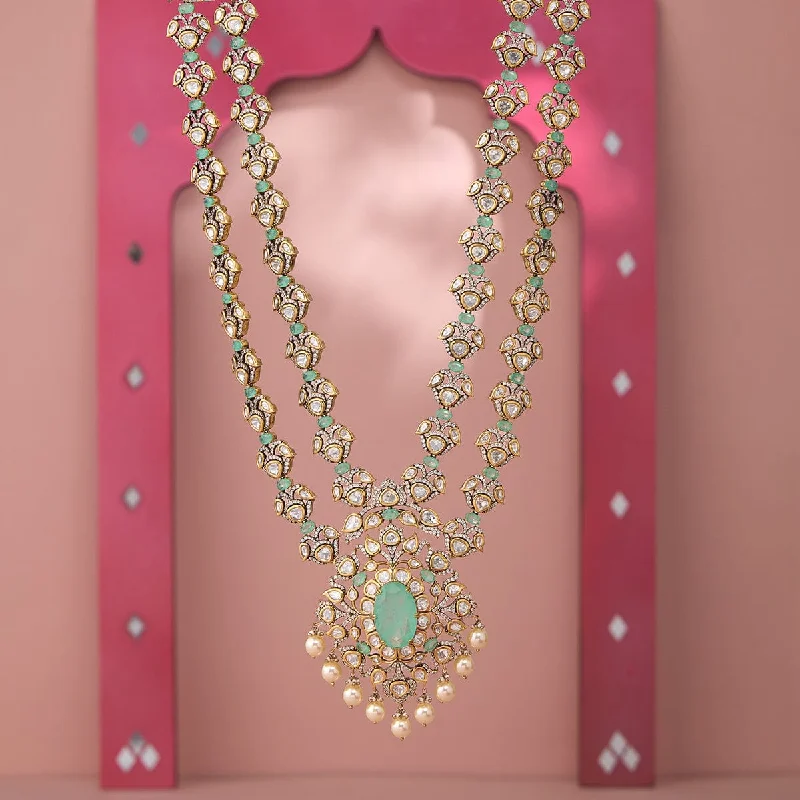 women fashion necklaces -Kundan Necklace 178290