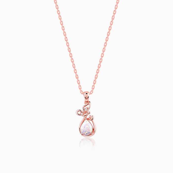 women eco-conscious necklaces -Rose Gold Starlight Spark Necklace