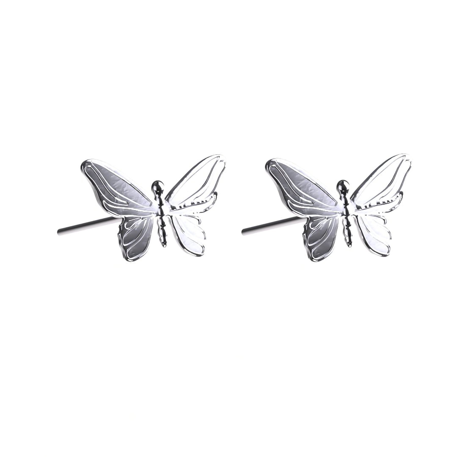 women crystal earrings -BUTTERFLY EARRING (STUD)