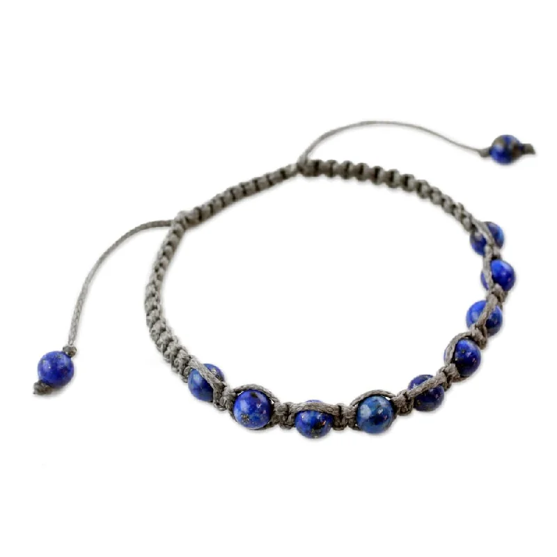 Lapis Lazuli 'Truth and Prayer' Bracelet