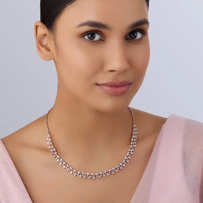 women crystal necklaces -Zircon Necklace 158445