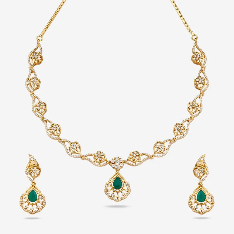 women stackable necklaces -Zircon Necklace 165593