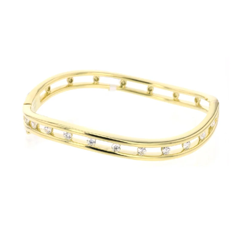 0.98 ctw Diamond Bangle Bracelet