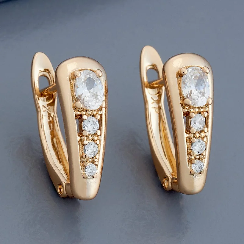 women statement gold earrings -Trendy Earring 179328