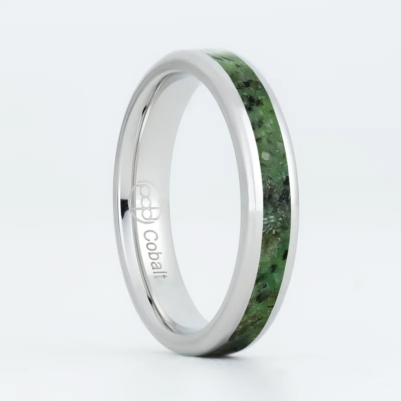 women fashion bangles -Emerald Glowstone Stackable Ring