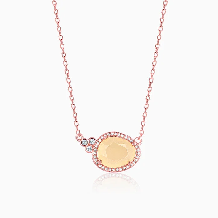 women one-of-a-kind necklaces -Rose Gold Twilight Necklace