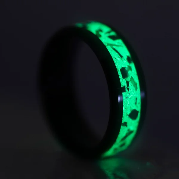 women men’s bracelets -Custom Ceramic Glowstone Ring