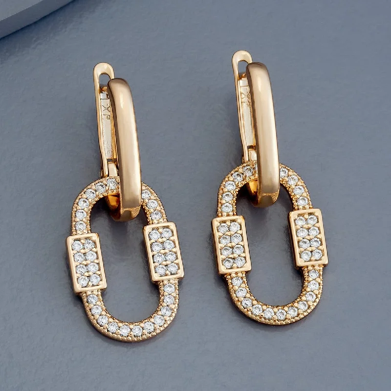 women luxury diamond earrings -Trendy Earring 178754