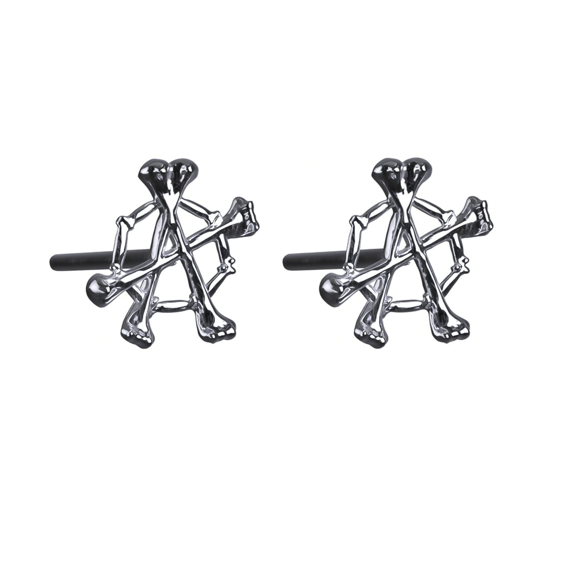 women stud earrings -ANARCHY BONE EARRING