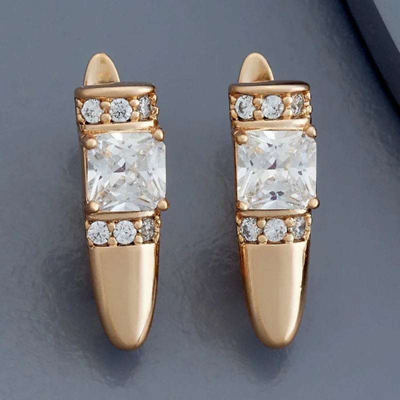 women sparkling gold earrings -Trendy Earring 179374