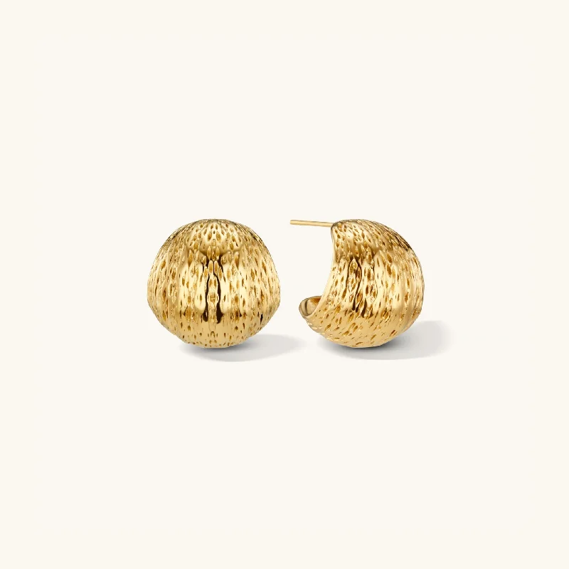 women fashion dangle earrings -Woven Earrings Gold