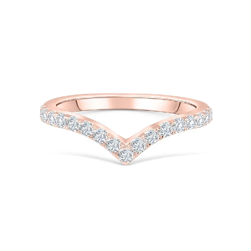 women diamond bangles -The Zoey - Rose Gold