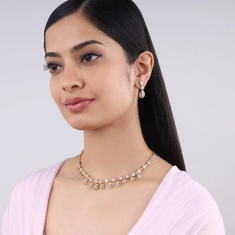 women pearl necklaces -Zircon Necklace 160428