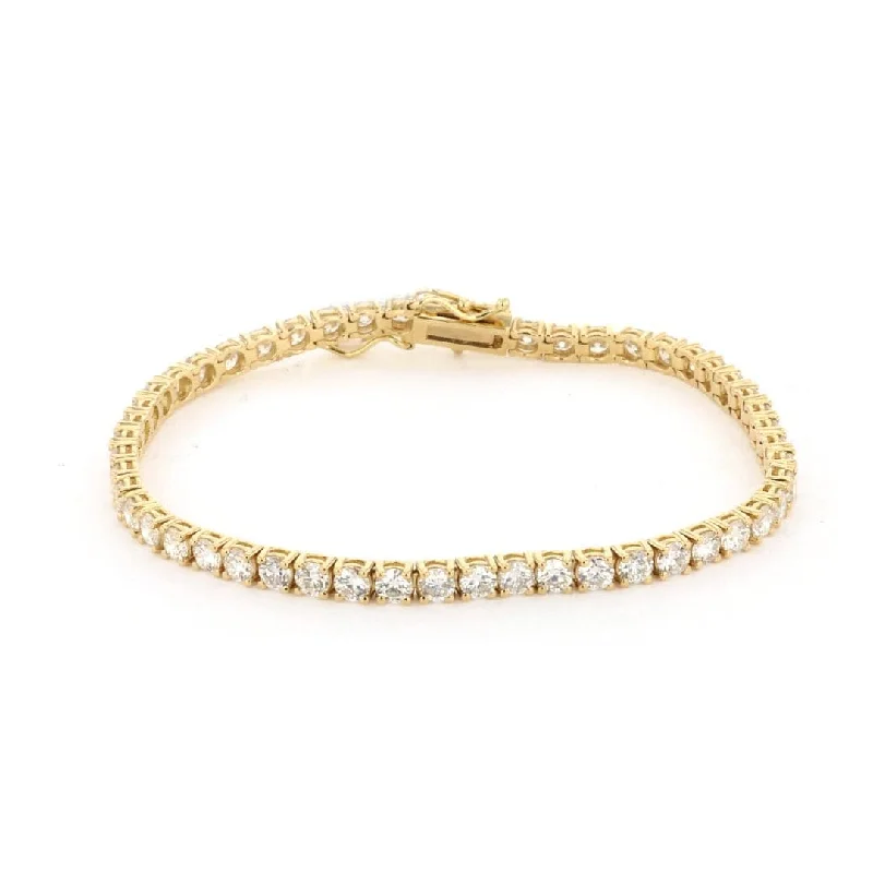 6.45 ctw Diamond Tennis Bracelet