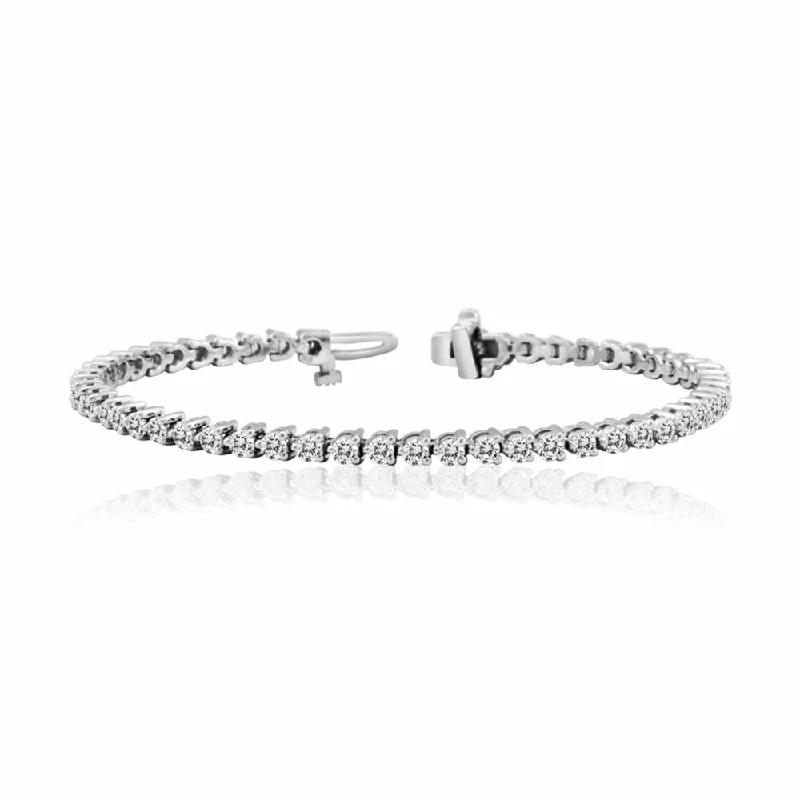 Auriya 2 carat TW Diamond Tennis Bracelet 14k Gold - 7-inch