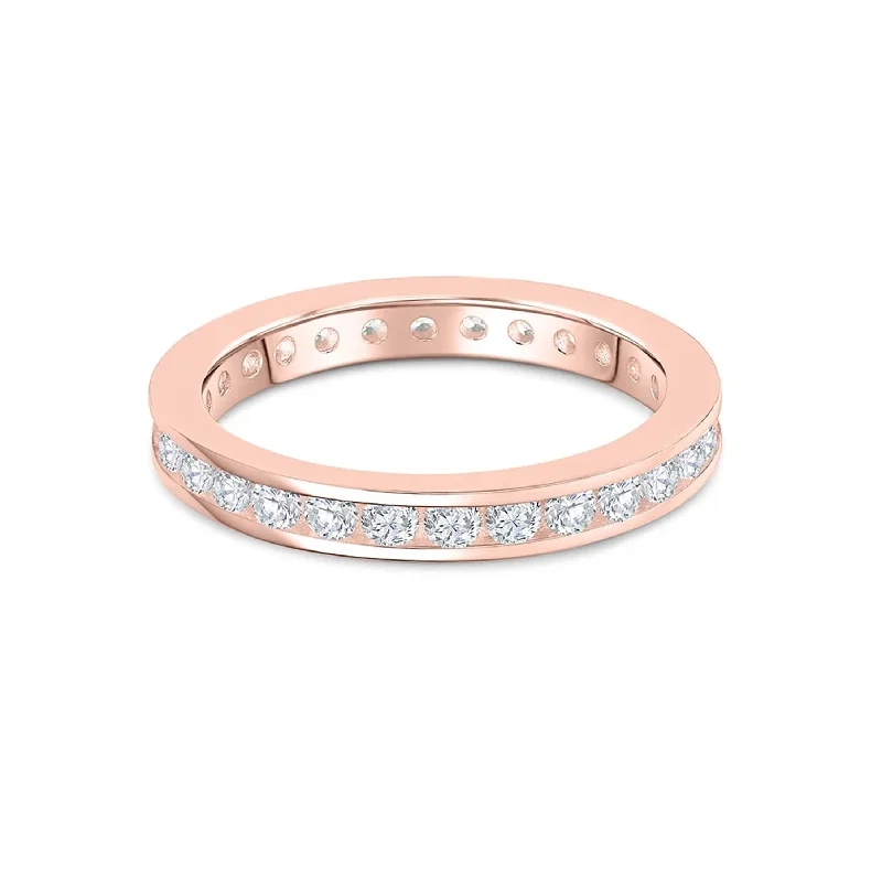 women crystal bangles -The Chloe - Rose Gold