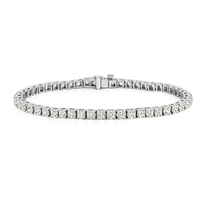 Auriya 5 carat TW Diamond Tennis Bracelet 14k Gold - 7-inch