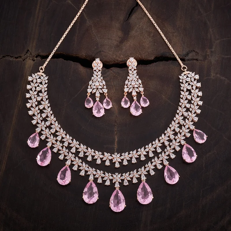 women gemstone necklaces -Zircon Necklace 160312