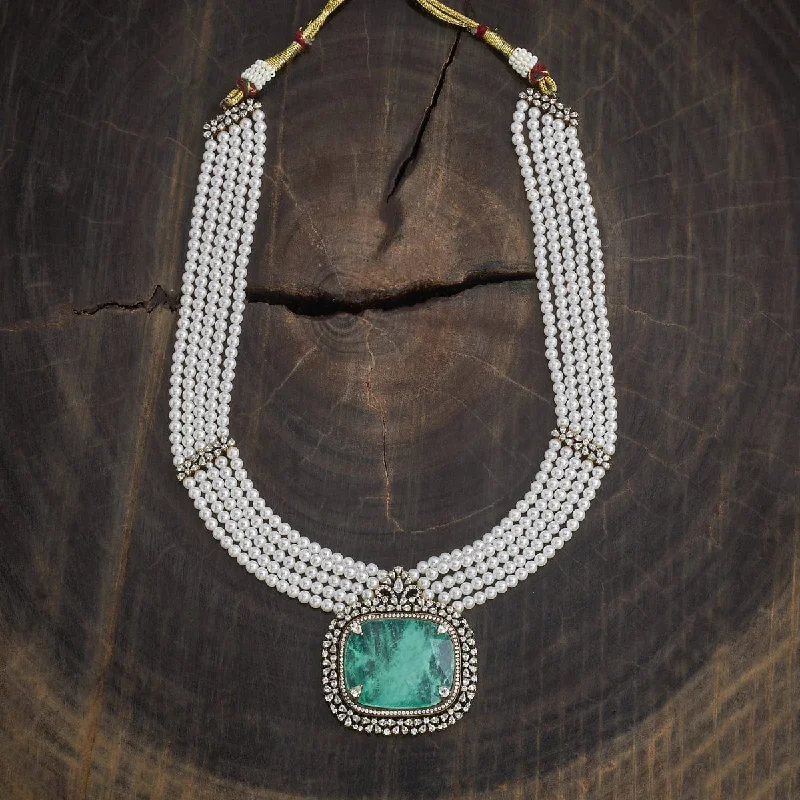 women vintage necklaces -Zircon Necklace 178381