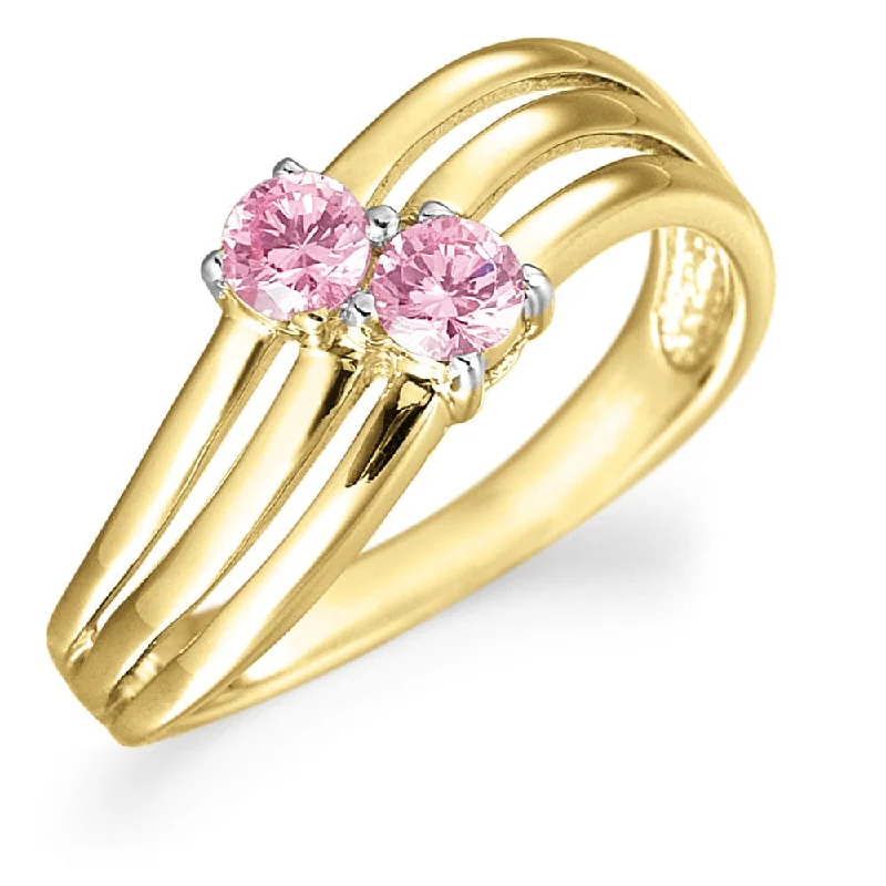 women trendy bangles -Pink Togetherness Ring