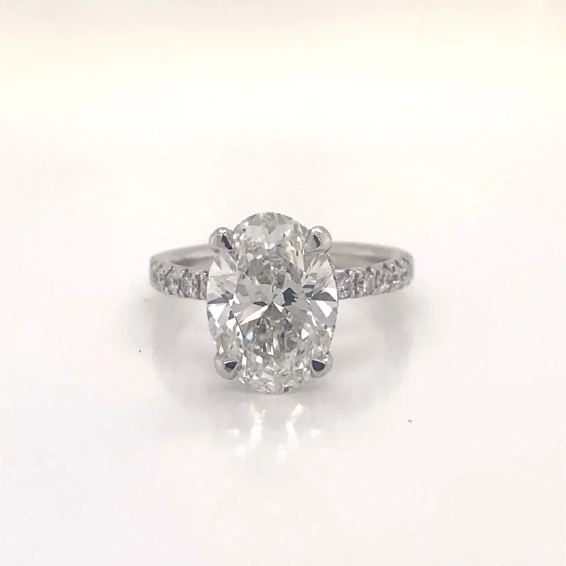 women bold engagement rings -LANA 4 Carat Lab Grown Diamond Engagement Ring IGI Certified