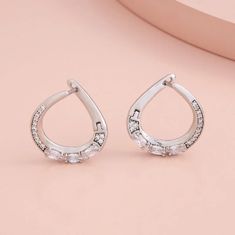 women gold hoop earrings -Trendy Earring 179372