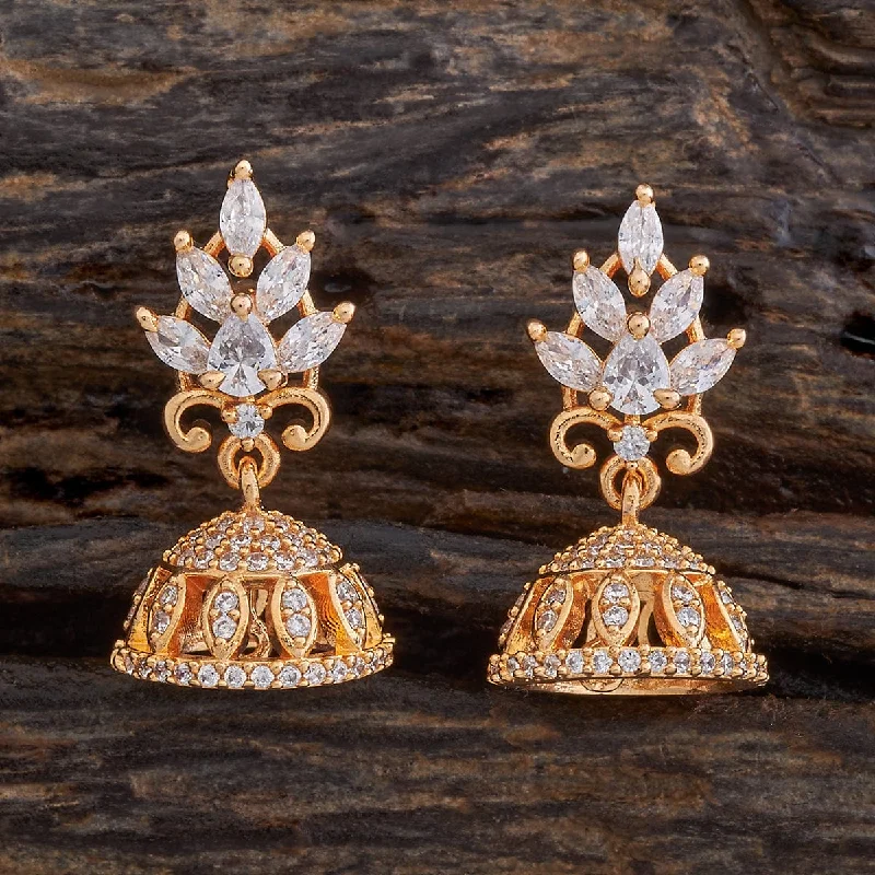 women statement gold earrings -Zircon Earring 177810