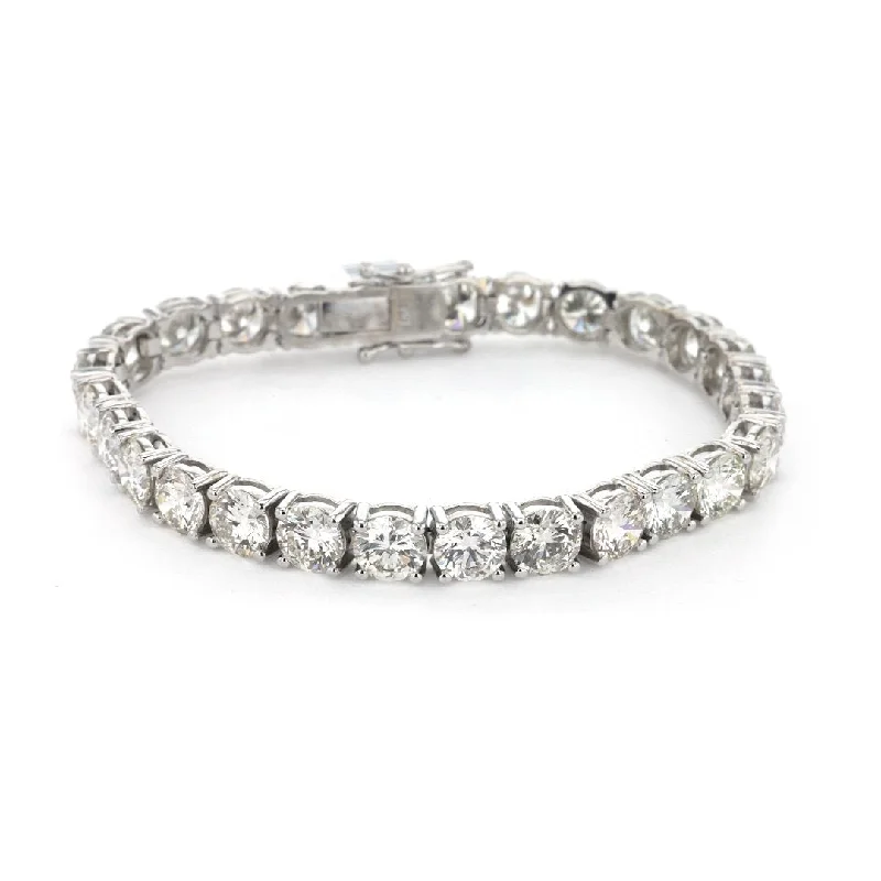 27.51 ctw Diamond Tennis Bracelet