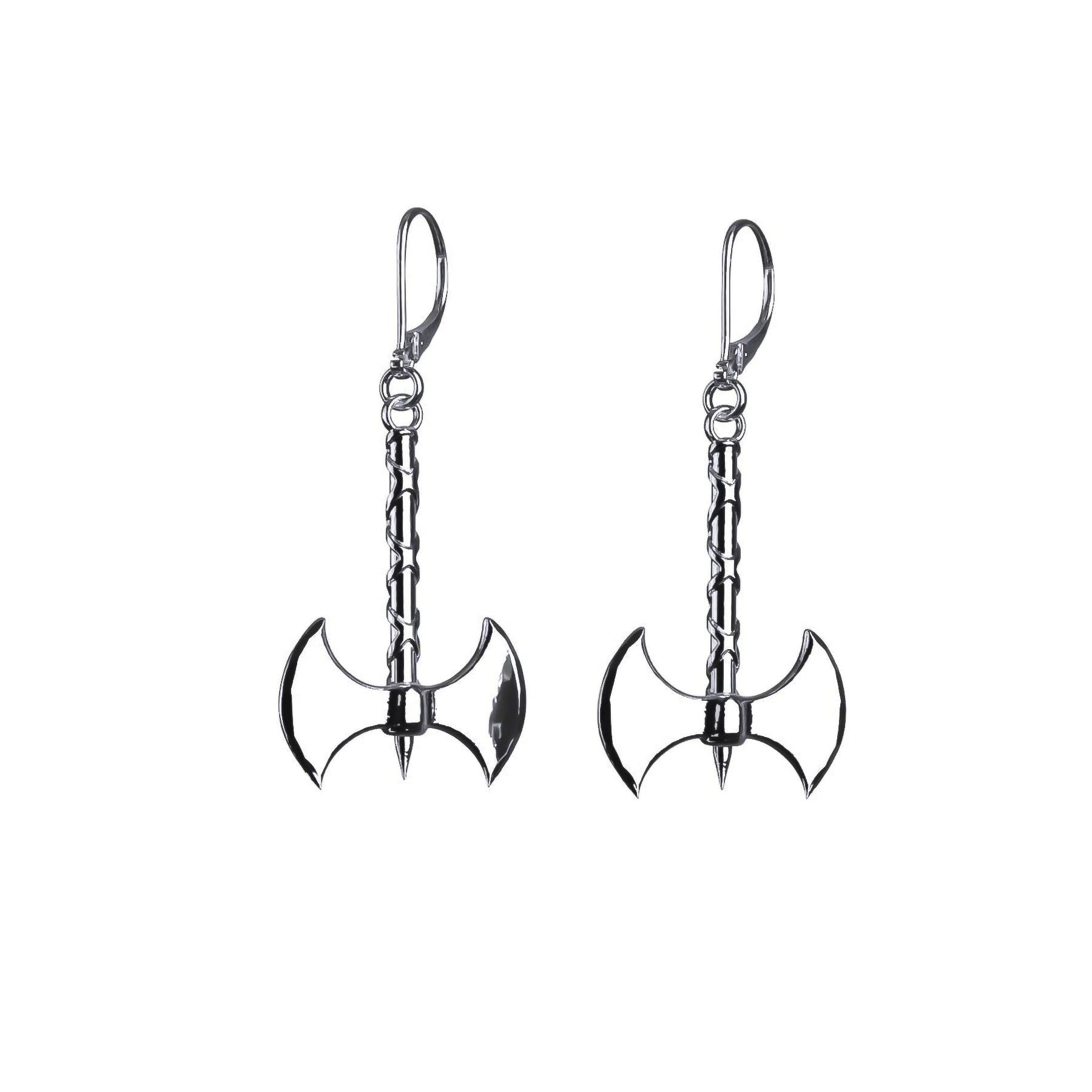 women fashion statement earrings -BATTLE AXE EARRING