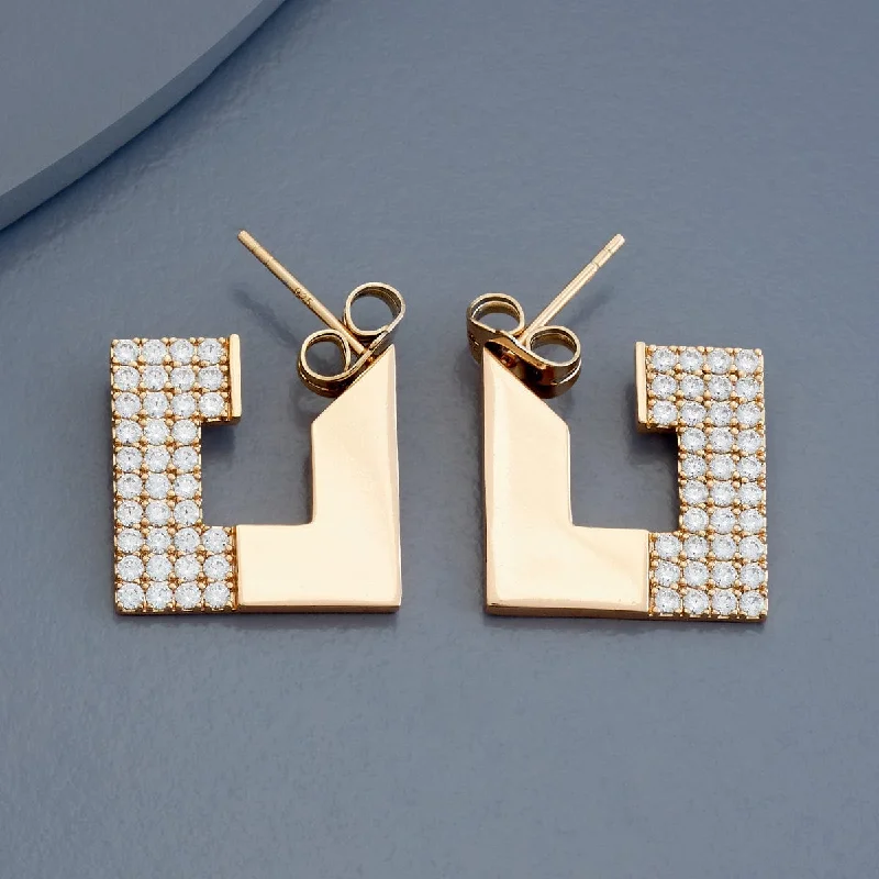 women heart-shaped earrings -Trendy Earring 179627