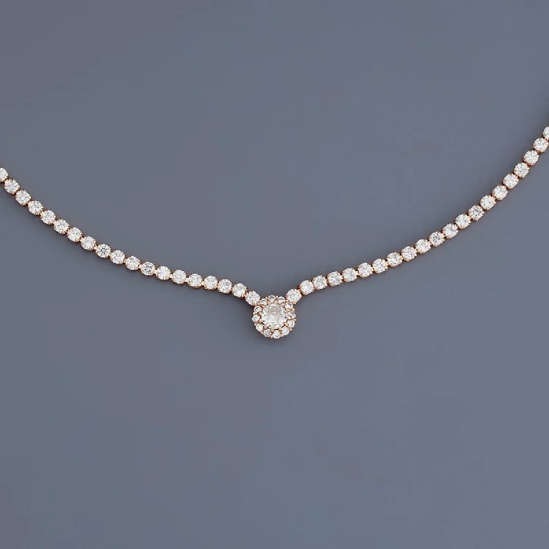 women diamond necklaces -Trendy Necklace 179809