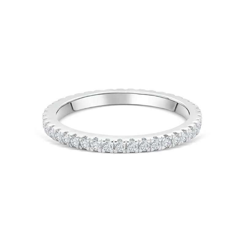 women modern bangles -The Promise - Silver