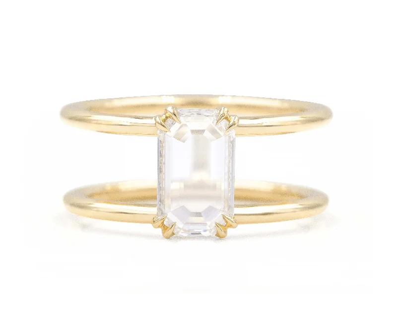 women stacking bangles -0.73-Carat Clementine Ring