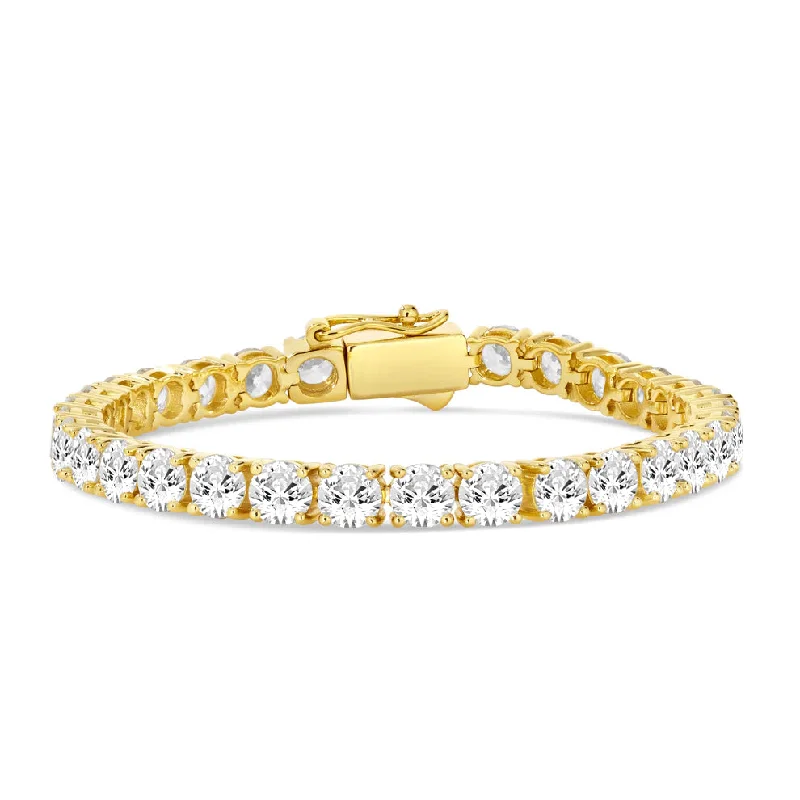 30 Carat Straight Line Tennis Bracelet