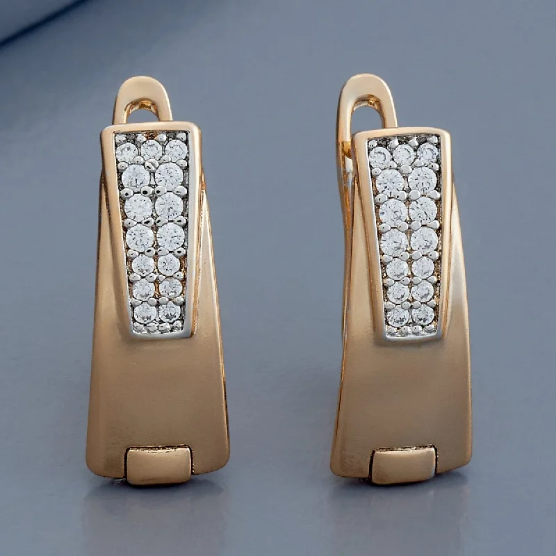 women minimalistic gold earrings -Trendy Earring 179633