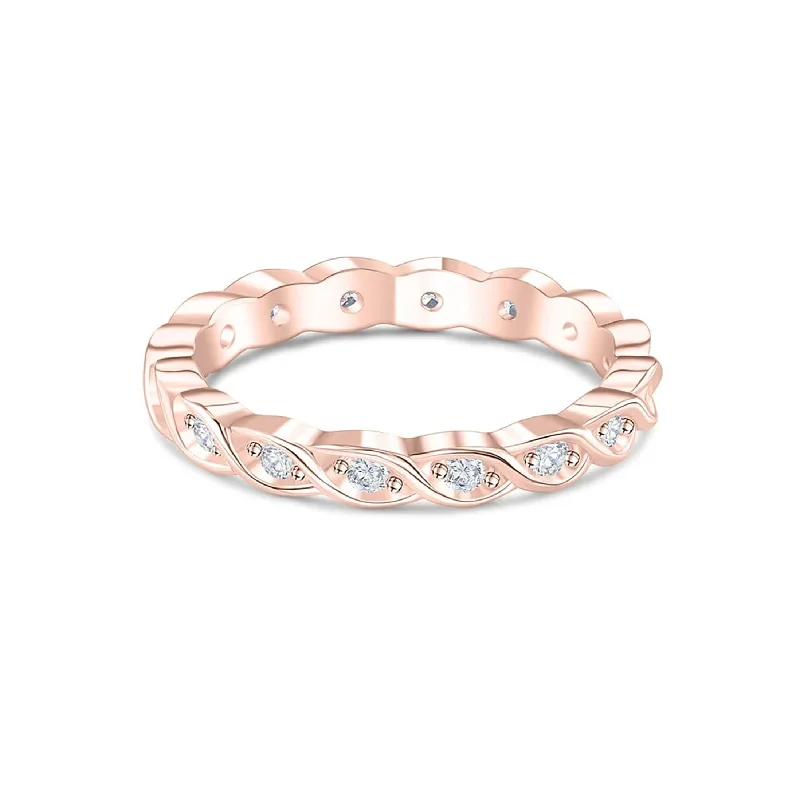 women stackable bangles -The Giselle - Rose Gold