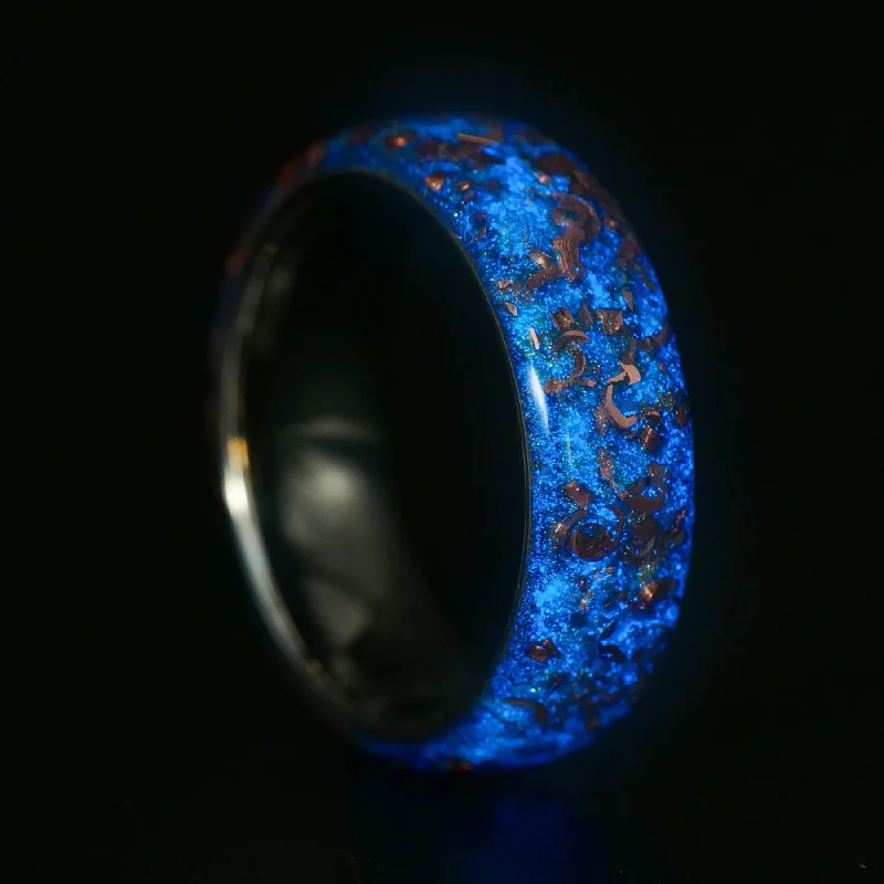 women double bangle bracelets -Custom Boundless Glowstone Ring