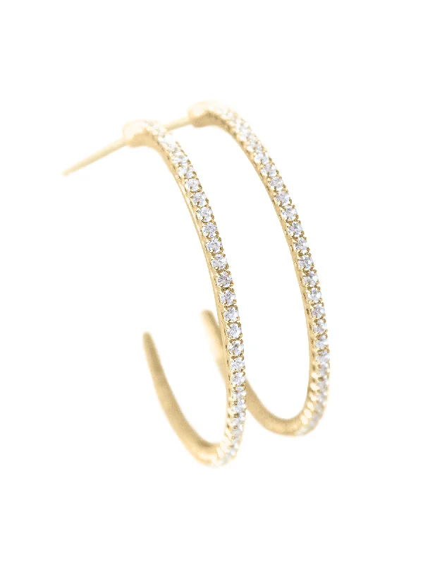 women chic earrings -Blaze Hoop