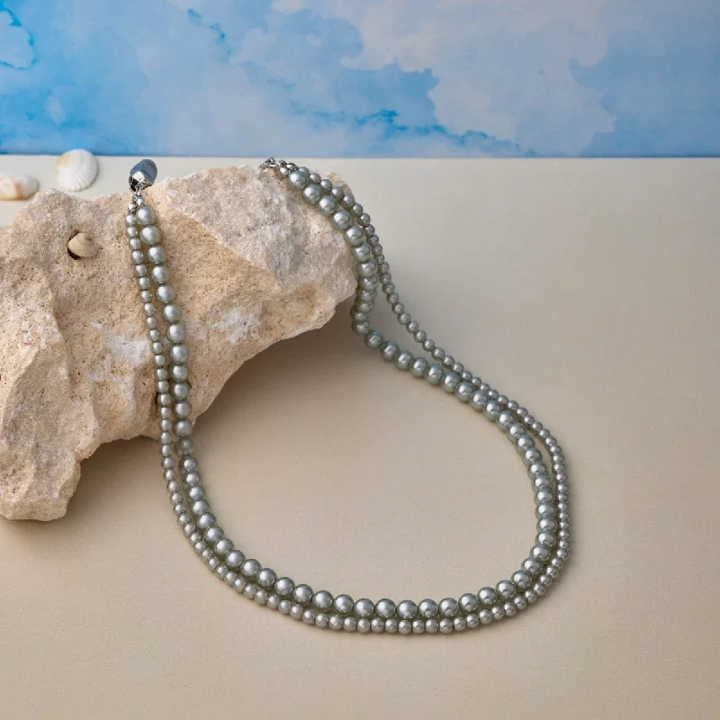 women infinity necklaces -Trendy Pearl Necklace 174340