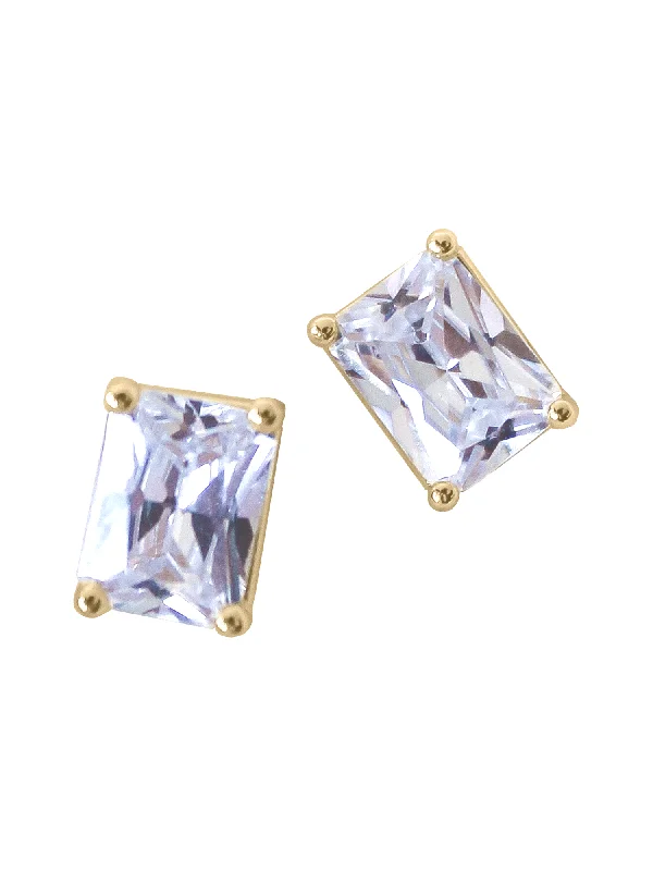 women minimalistic earrings -Prism Stud