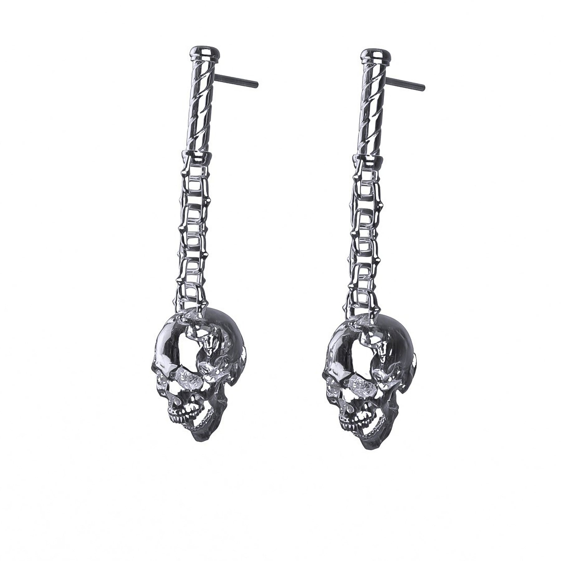 women trendy stud earrings -3RD CIRCLE OF HELL EARRING